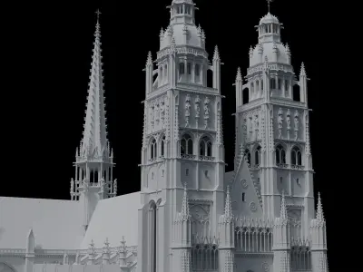 Gothic Cathedral 3D model