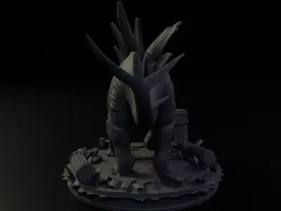 Stegosaurus 3D print model