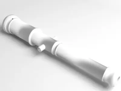 Saker Cannon 3D model