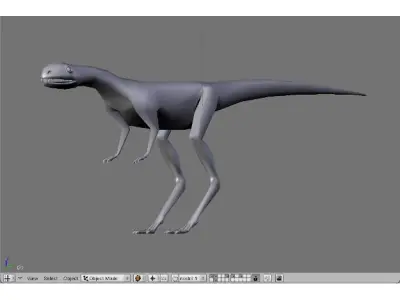 Elaphrosaurus updated 3D model