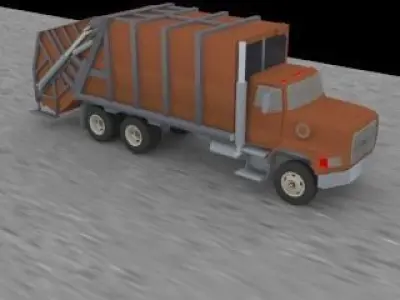 Trash Truck Free 3D model