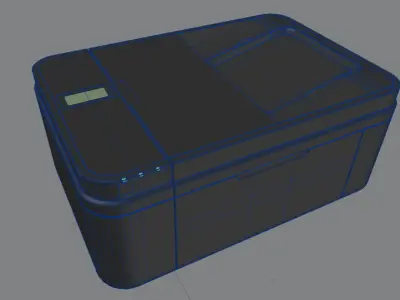 Canon Printer Model MM PIXMA MX495 3D model