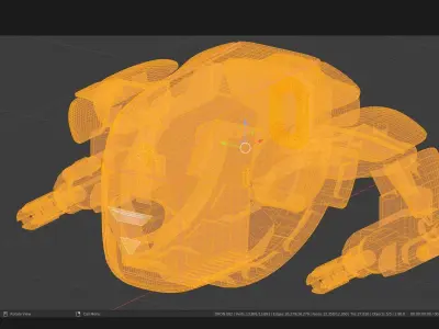 Drone Free low-poly 3D model