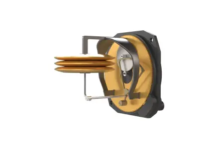 Aircraft Altimeter 3D model