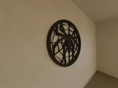 Spiderman Wall Art STL File 3D Print Model 3D print model 3D print model