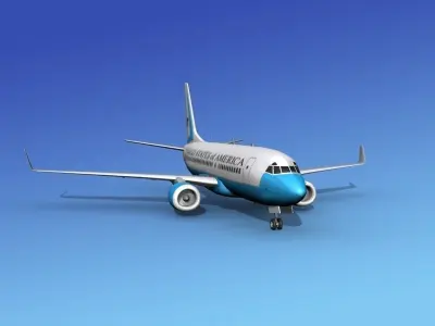 Boeing 737-700ER US Government 3D model