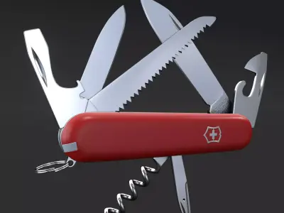 Victorinox Camper 1 3613 Open 3D model 3D model