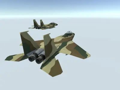 F 15 C Eagle Free low-poly 3D model