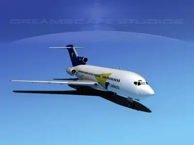 Boeing 727-100 Ladeco 2 3D model