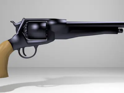 Revolver - Handgun Type 3 3D model