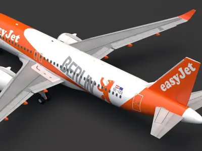 EasyJet A320 Berlin 3D model