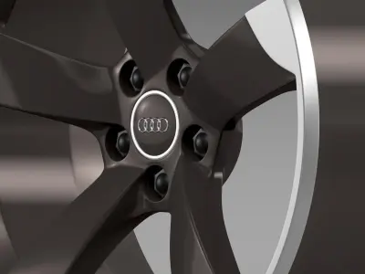 Audi R8 Spyder rim 3D model