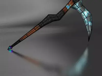 scythe Lightning braid Free low-poly 3D model