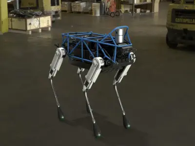 Spot Classic Robot Boston Dynamics Low-poly 3D model