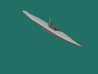 Warships Asset Pack Low Poly Low-poly 3D model