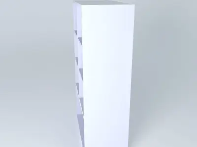 W0DMW bookcase Free 3D model