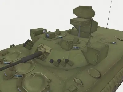 BRM-3K Lynx Low-poly 3D model
