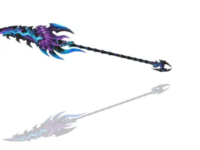 Infernal Spear Low-poly 3D model