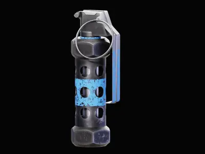 Game Ready Flashbang - Rigged PBR Low-poly 3D model