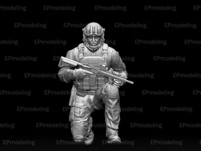 US RANGER SOLDIER 3D print model