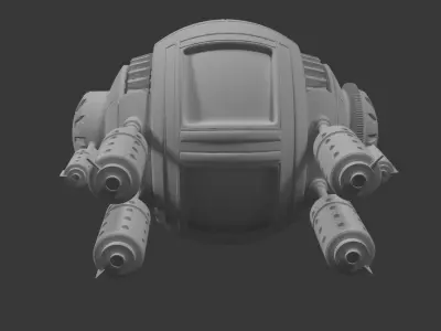 SciFi Robotic Pod 3D model