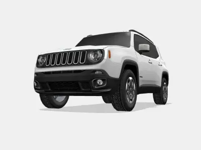 Jeep Renegade 2016 Free low-poly 3D model