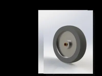 Roda Rodizio 3D model