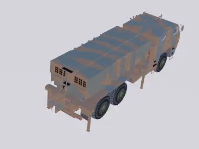 Avibras Astros II MK-6 EB Low-poly 3D model