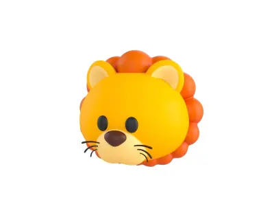 Prop143 Lion Head 3D model