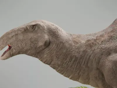 Iguanodon Low-poly 3D model