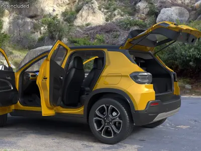 Jeep Avenger Yellow 3D model