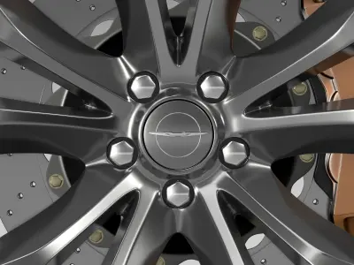Chrysler 300C Platinum 2015 wheel 3D model