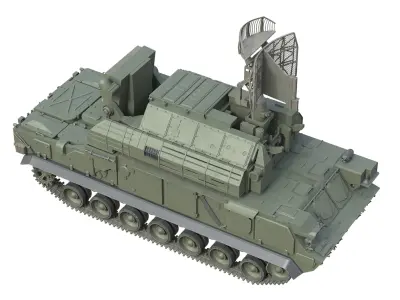 SA 15 Gauntlet  Low-poly 3D model