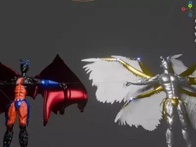 Azok The Destroyer hp and lp 3D model