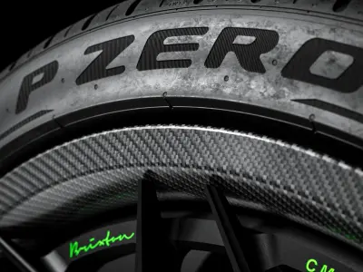 Pirelli PZ4 285 35 R23 107Y 3D model