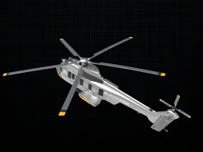 Eurocopter EC725 3D model