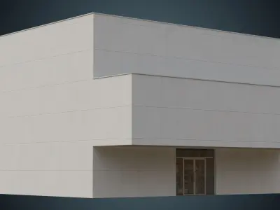Building 7A Low-poly 3D model