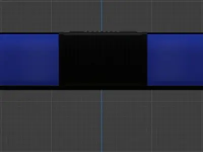 Federal Signal Vama P9000 Lightbar Low-poly 3D model