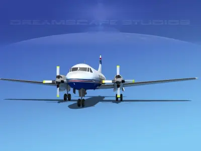 Convair CV-580 Corporate 5 3D model