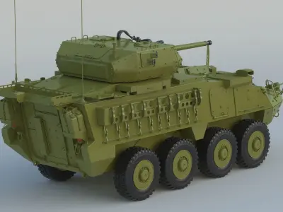 Stryker Dragoon M1296 3D model