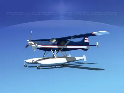 Dehavilland DHC-2 Turbo Beaver V08 3D model