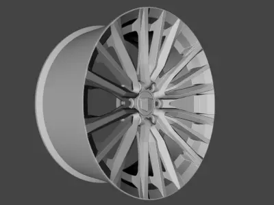 WHEEL BASED CADILLAC ESCALADE R22 3D model