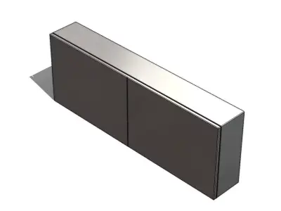 Painel Eletrico Dupla 300 x 690 x 1890 Duble Electrical Panel 3D model