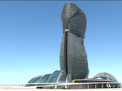 Modern Building 10 3D model