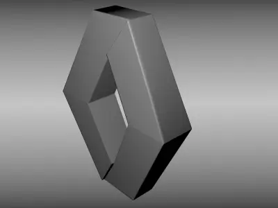 Renault logo Free 3D model