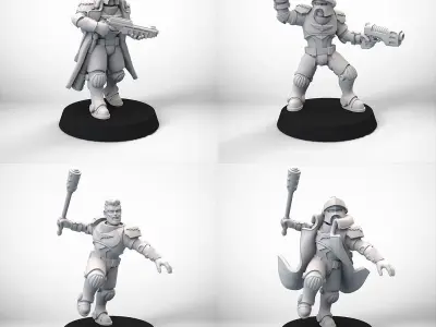 Law Knights bundle 1 3D print model