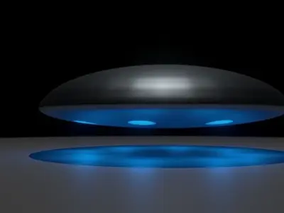 Saucer Concept 5 Free 3D model