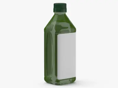 Bottled Olive Oil 01 Blank and Generic Label(1) 3D model
