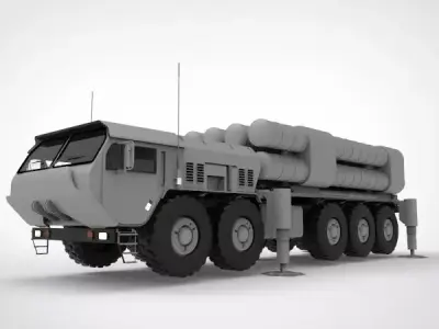 THAAD Terminal High Altitude Area Defense 3D model