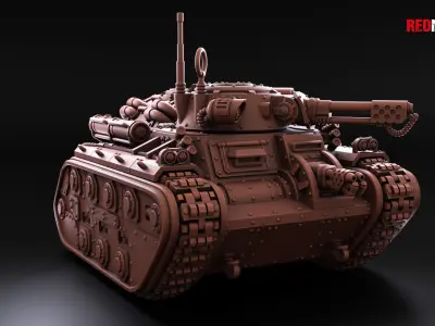 Armored Flamethrower - Imperial Force 3D print model